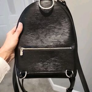 Louis Vuitton Mabillon Medium Satched Black Leather
